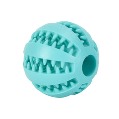Durable chewing toy ball for pets, rubber bouncing ball