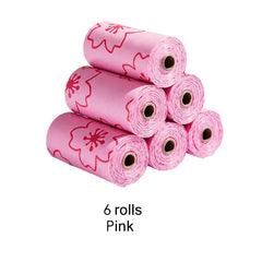 Biodegradable Pet Dog Poop Bags with Printing Outdoor Cleaning Poop Bag Pets Supplies for Dog Garbage Bag
