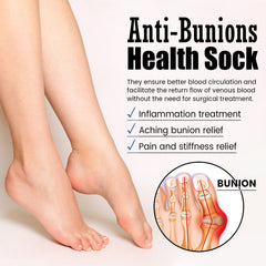 Anti-Bunions Health Sock,Foot heel care for sore heels warm breathable foot socks