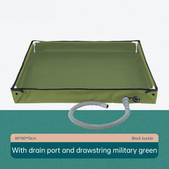 Folding Outdoor Camping Shower Tray Base  - for Pets & Travel